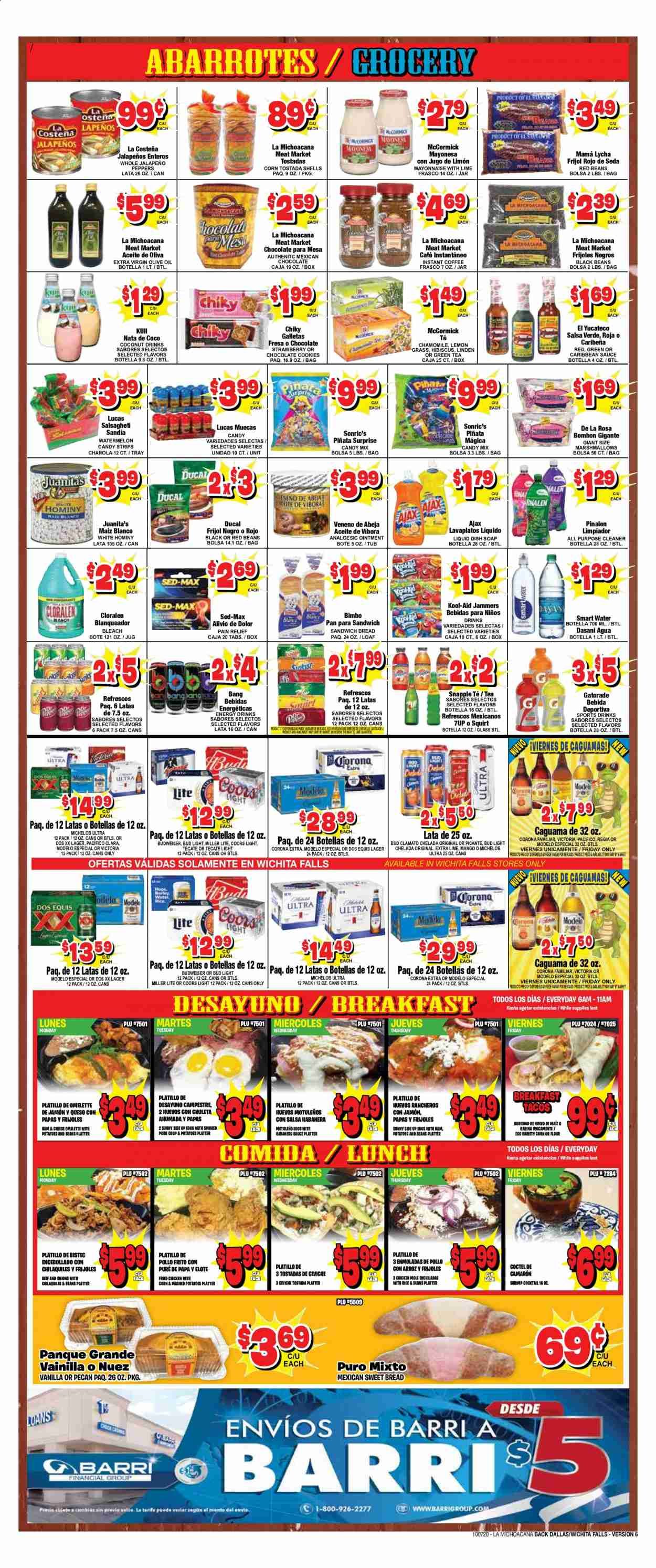 La Michoacana Meat Market Weekly Ad Flyer October 7 to October 20