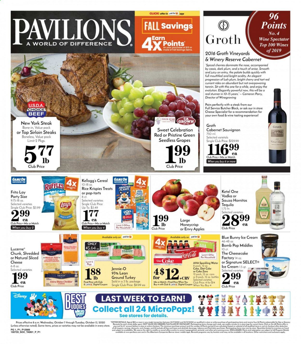 Pavilions Weekly Ad Flyer October 7 to October 13