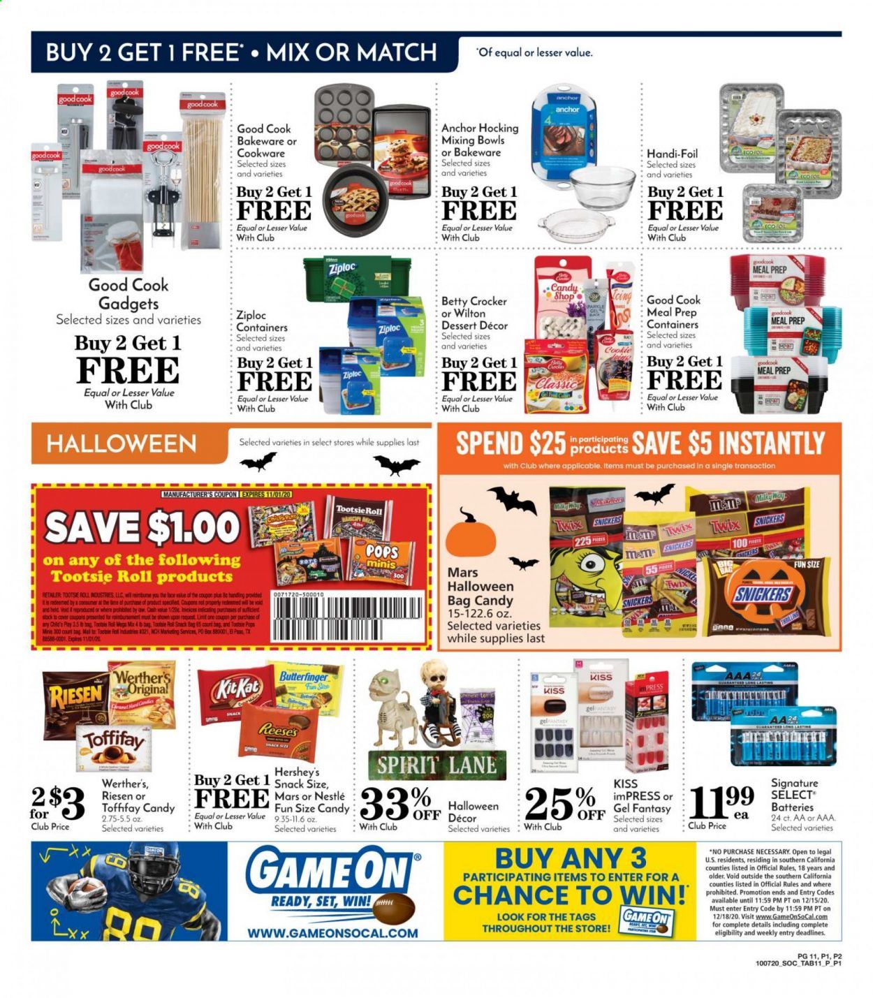 Pavilions Weekly Ad Flyer October 7 to October 13