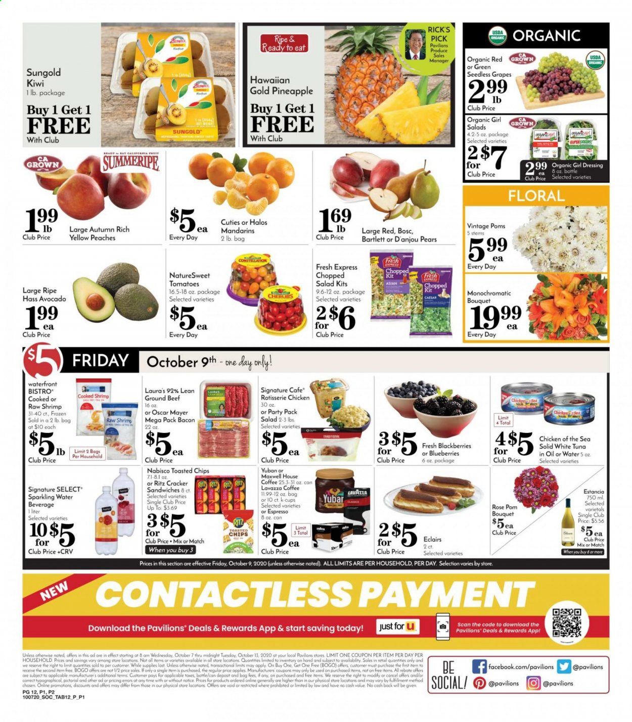 Pavilions Weekly Ad Flyer October 7 to October 13