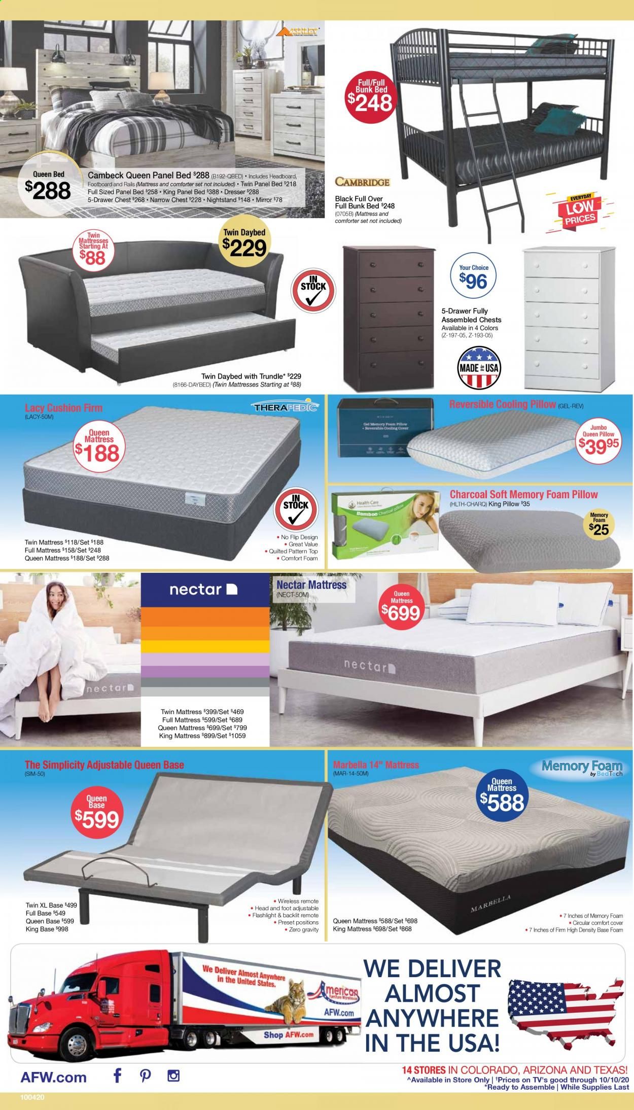 American Furniture Warehouse (CO) Weekly Ad Flyer October 4 to October 10