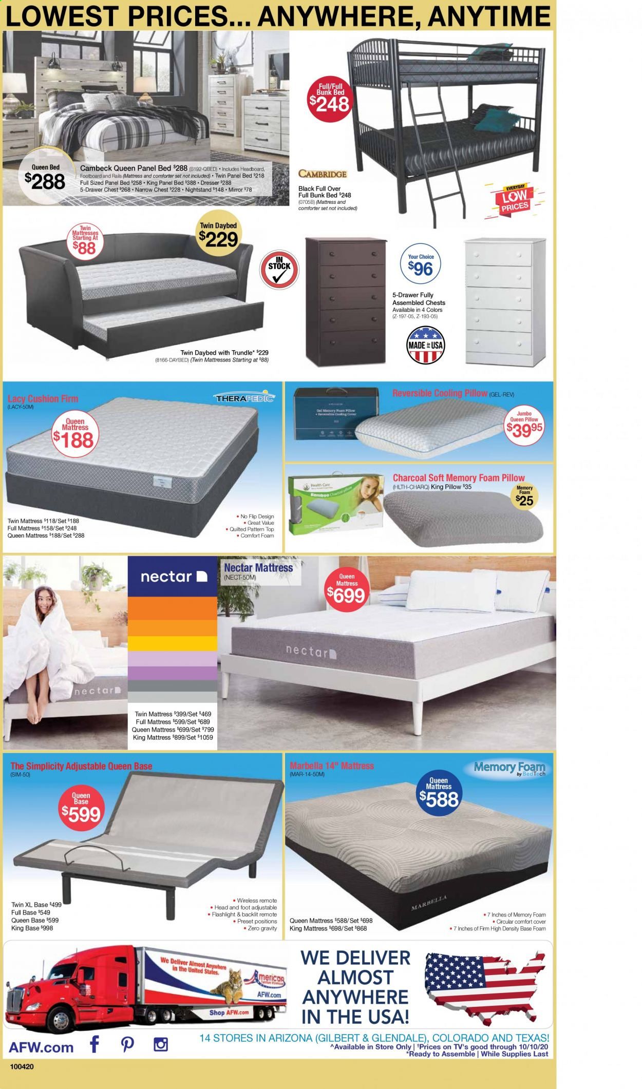 American Furniture Warehouse (AZ) Weekly Ad Flyer October 4 to October 10
