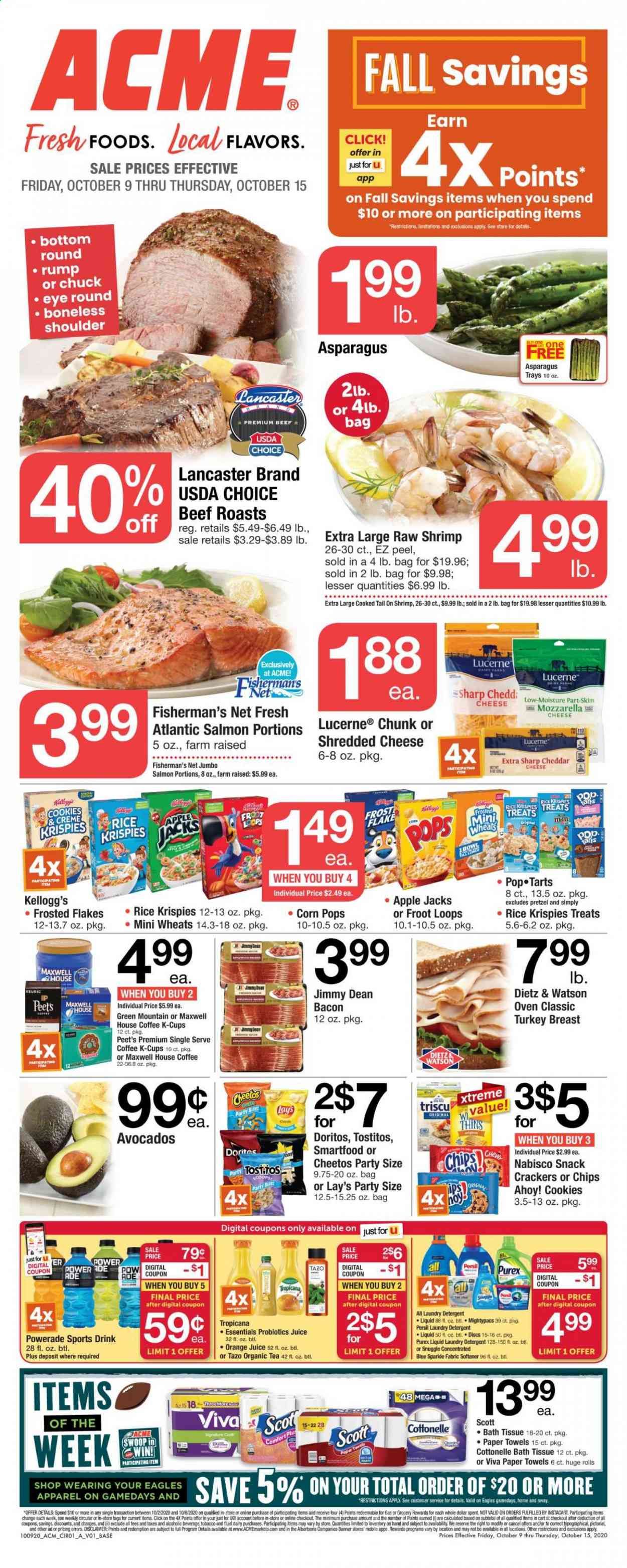 ACME Weekly Ad Flyer October 9 to October 15