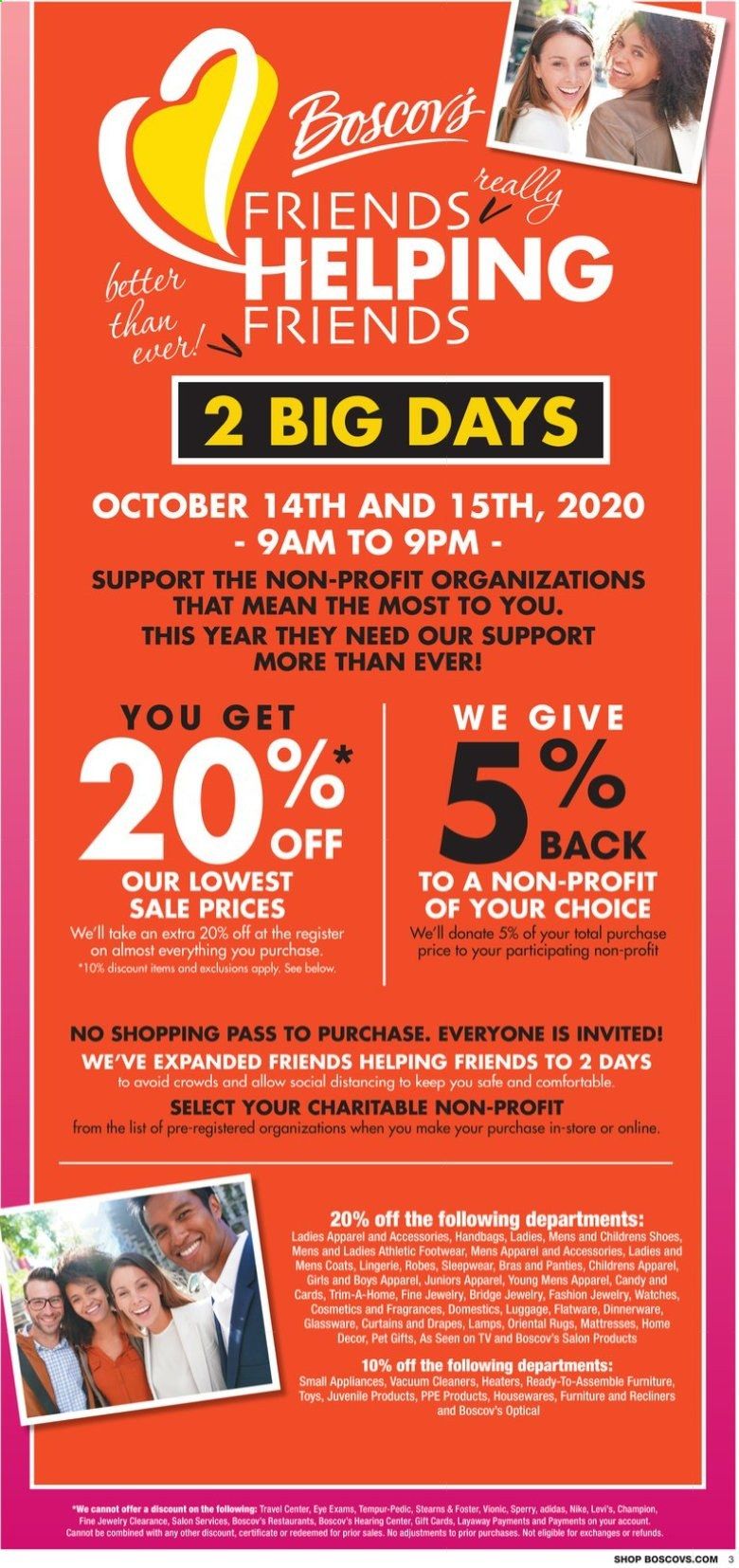 Boscov's Weekly Ad Flyer October 8 to October 15