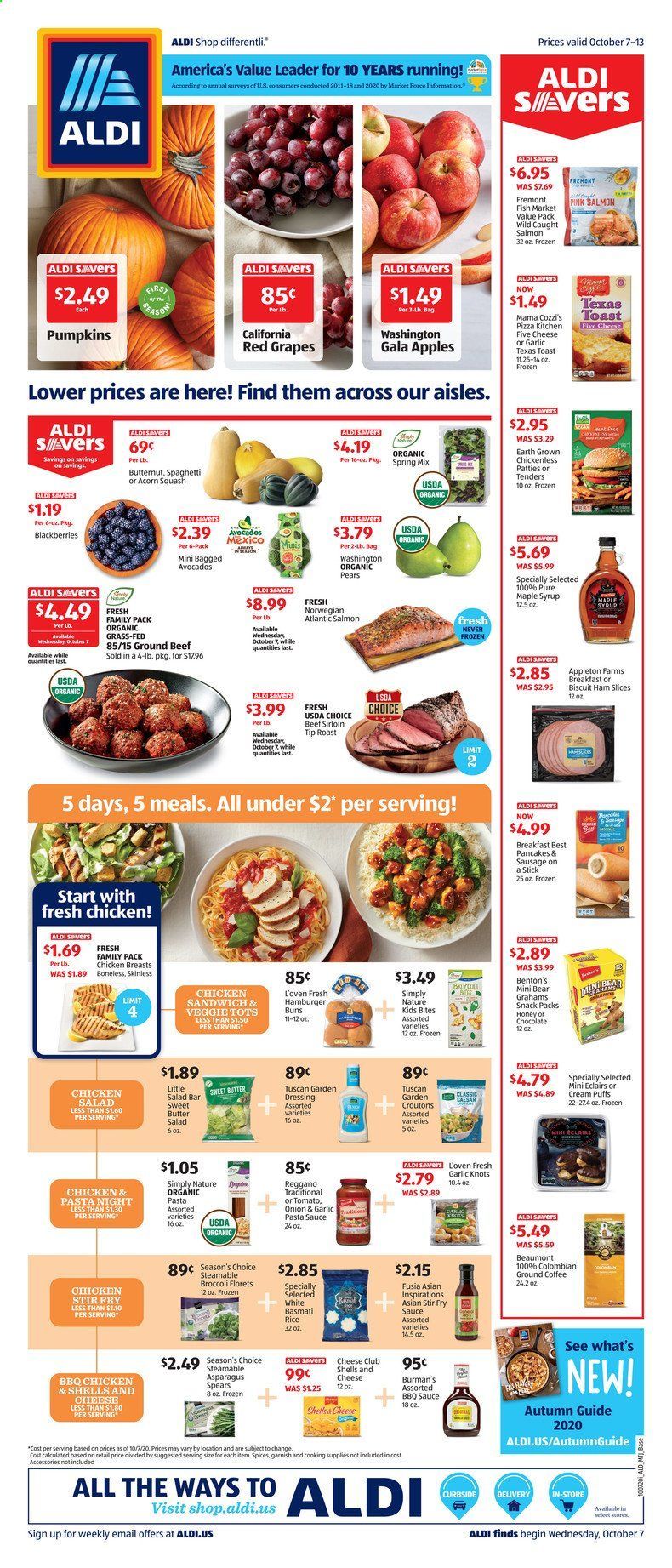 ALDI (AL, KY, MS, TN) Weekly Ad Flyer October 7 to October 13