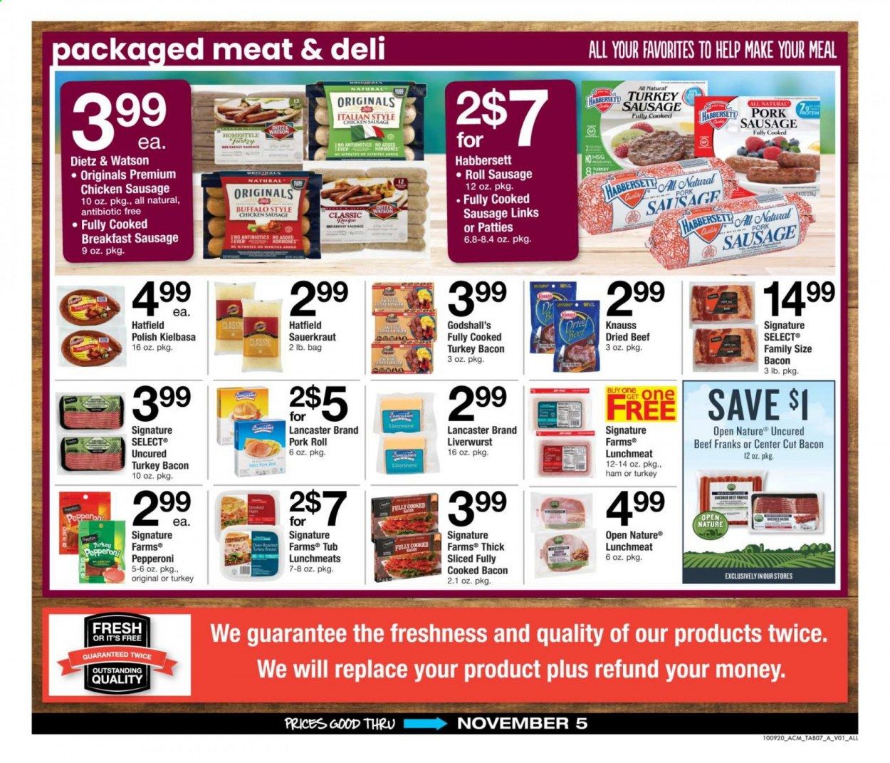 ACME Weekly Ad Flyer October 9 to November 5
