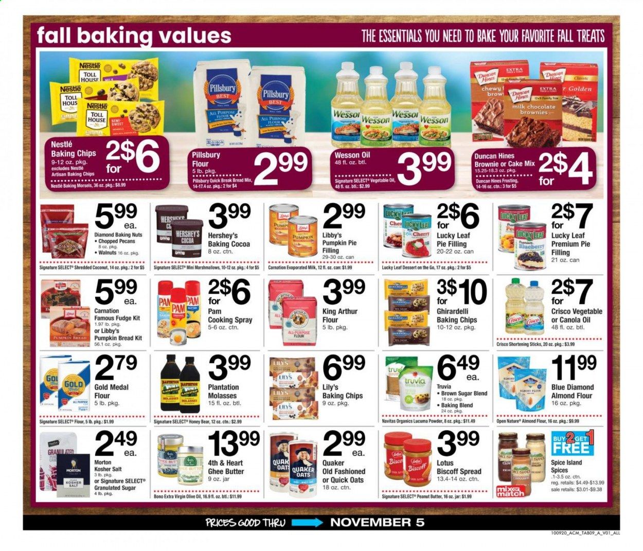 ACME Weekly Ad Flyer October 9 to November 5