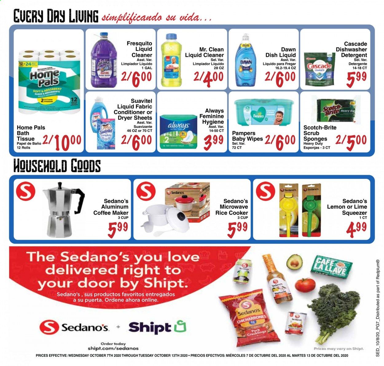 Sedano's Weekly Ad Flyer October 7 to October 13