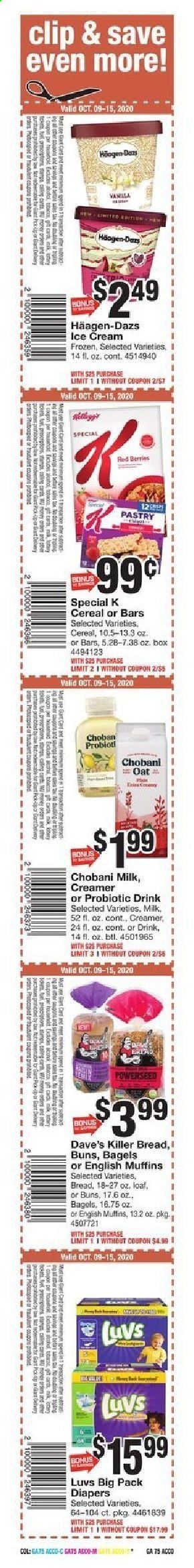 Giant Food Weekly Ad Flyer October 9 to October 15