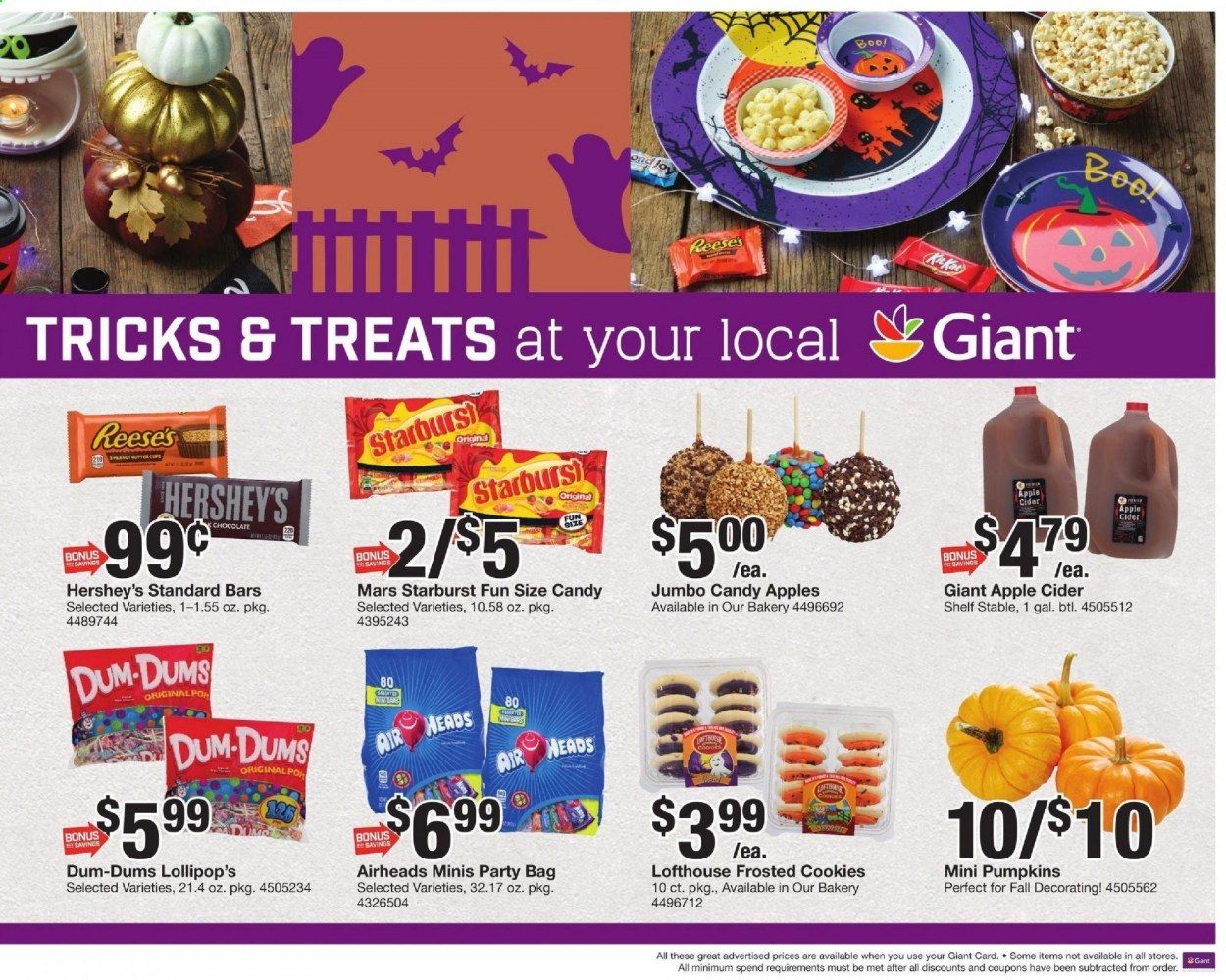 Giant Food Weekly Ad Flyer October 9 to October 15