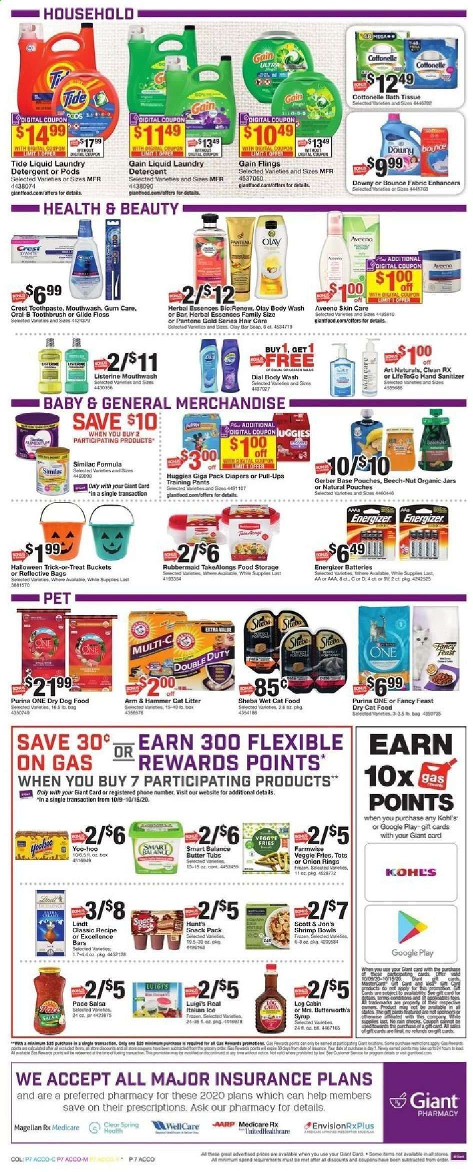 Giant Food Weekly Ad Flyer October 9 to October 15