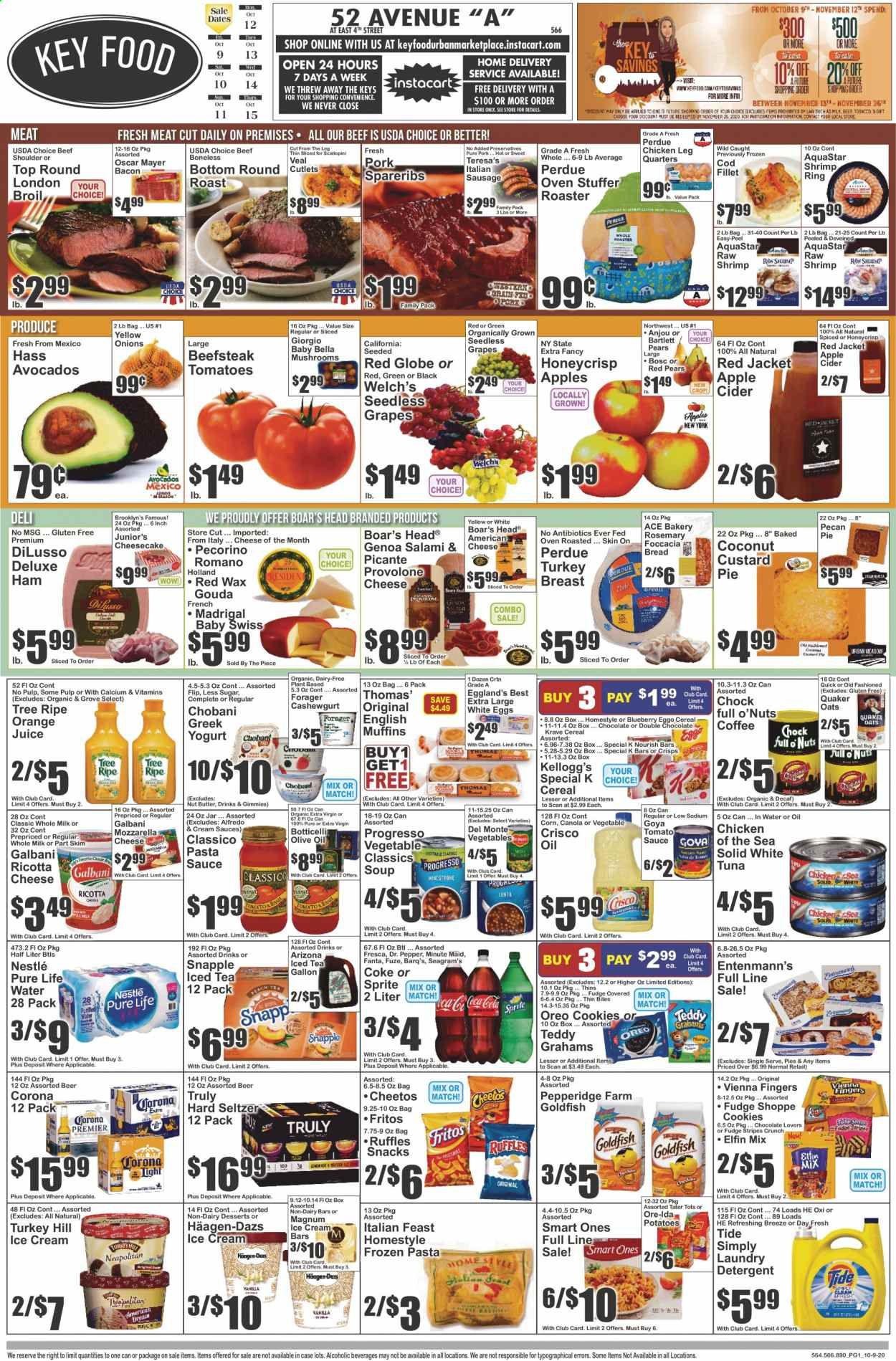 Key Food (NY) Weekly Ad Flyer October 9 to October 15