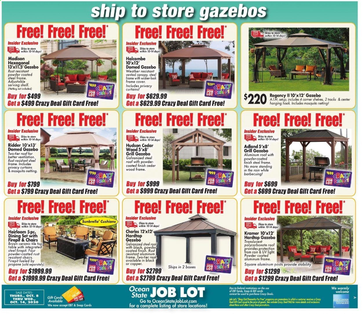 Ocean State Job Lot Weekly Ad Flyer October 8 to October 14