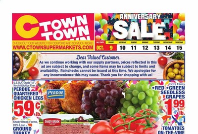 C-Town Weekly Ad Flyer October 9 to October 15