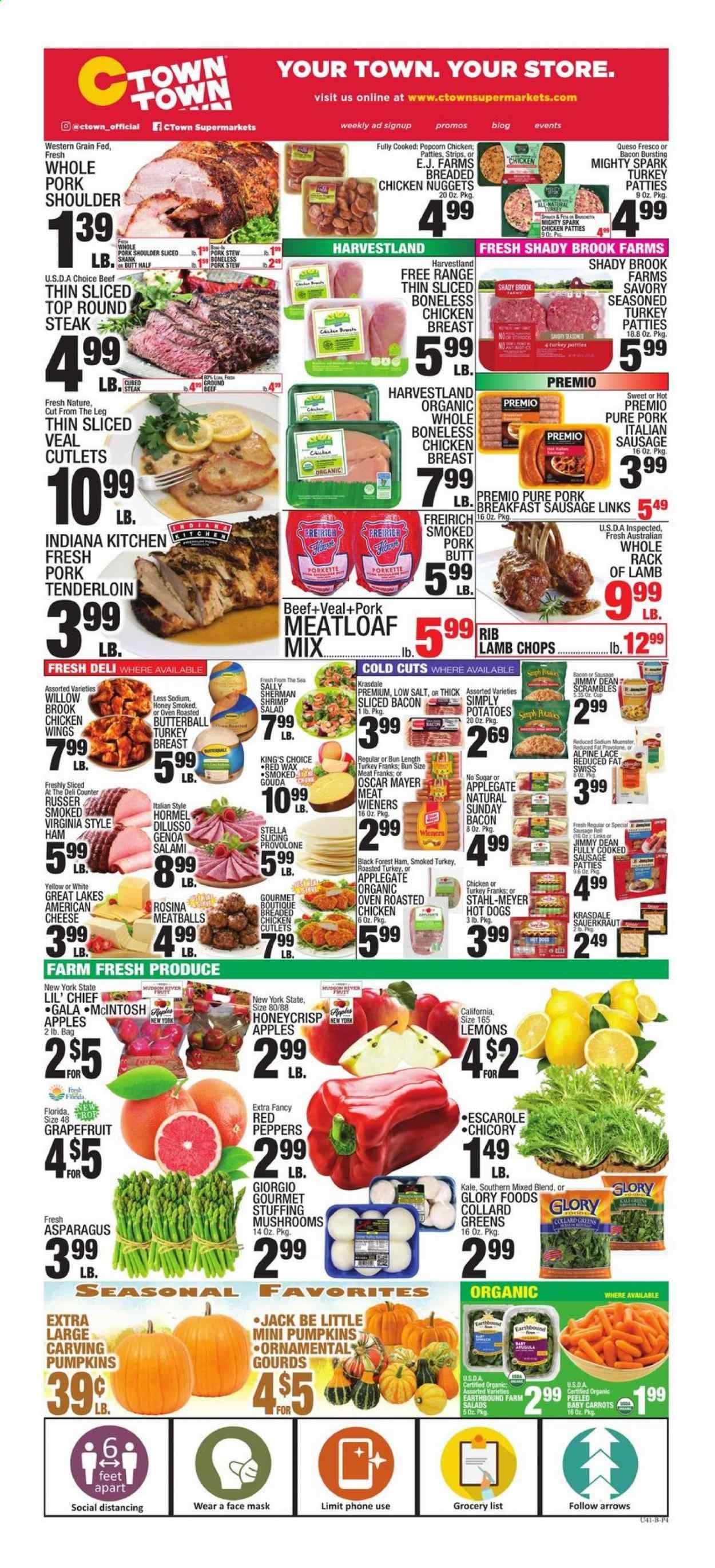 C-Town Weekly Ad Flyer October 9 to October 15