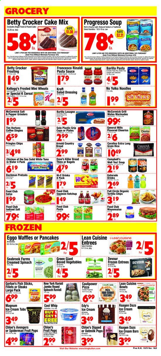 King Kullen Weekly Ad Flyer October 9 to October 15