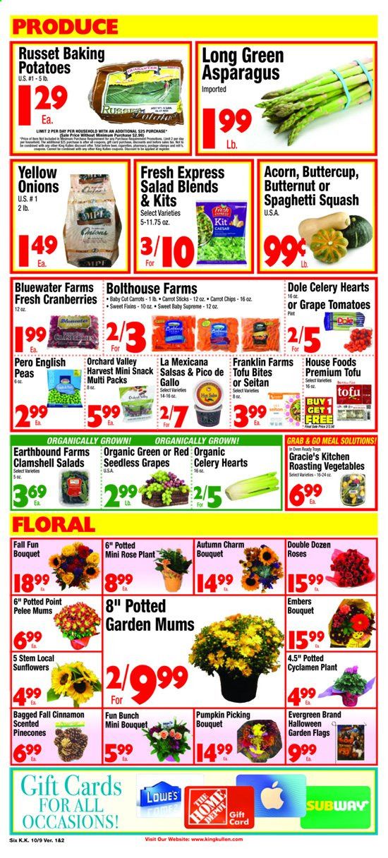 King Kullen Weekly Ad Flyer October 9 to October 15