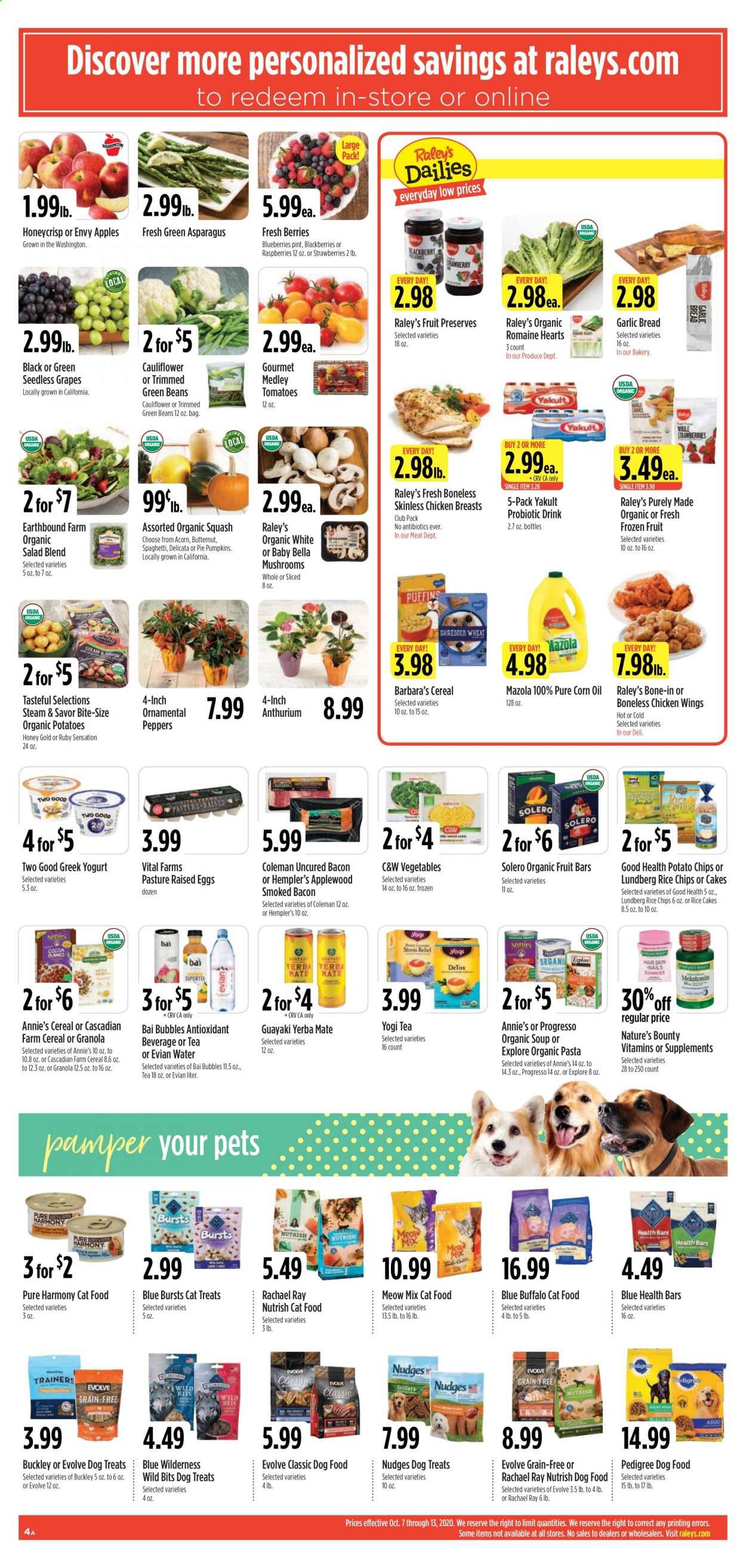 Raley's Weekly Ad Flyer October 7 to October 13