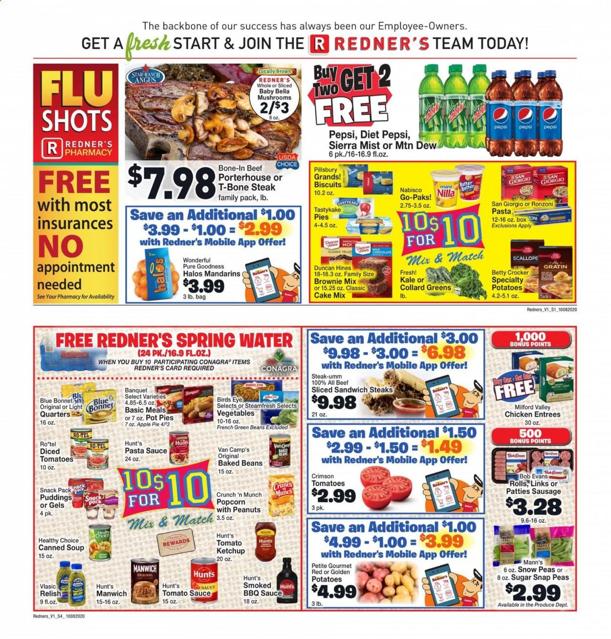 Redner's Markets Weekly Ad Flyer October 8 to October 14