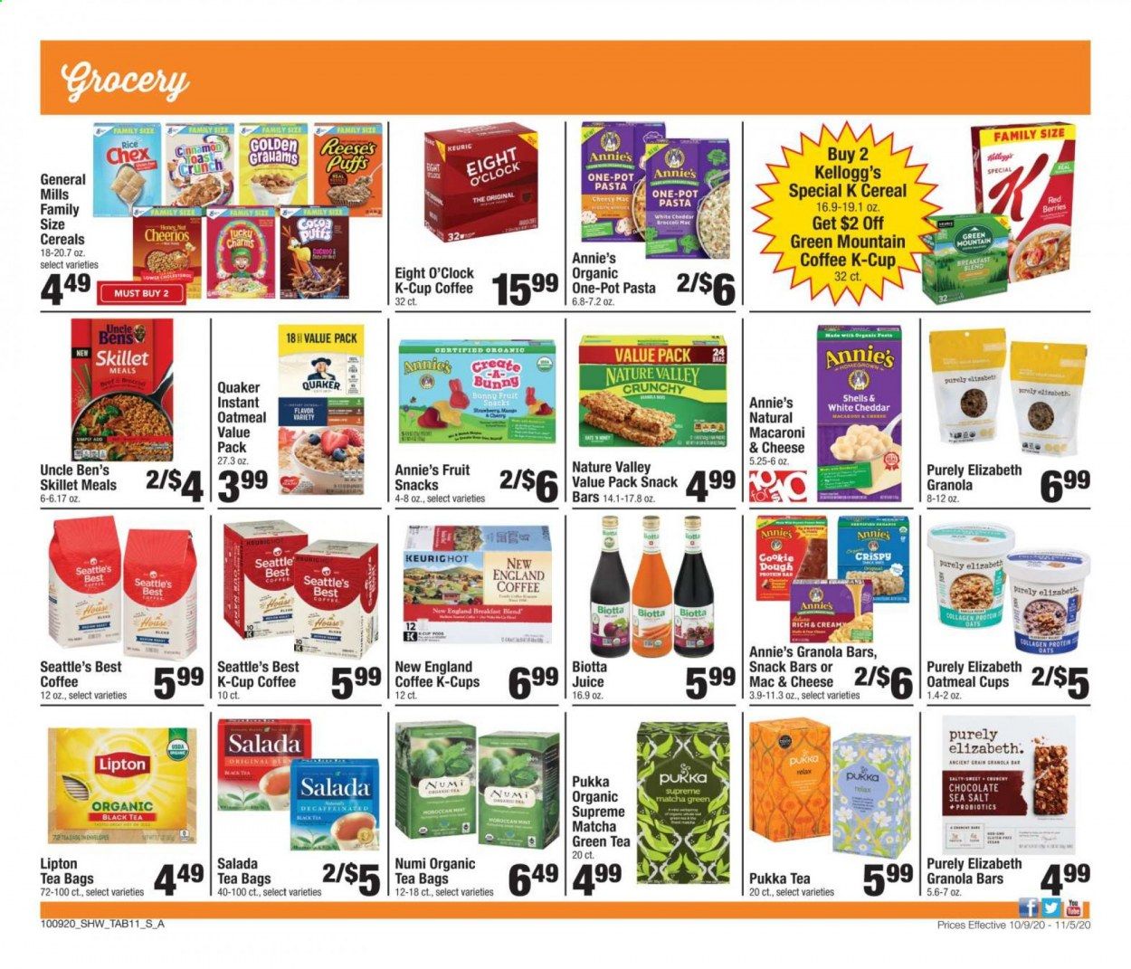 Shaw’s Weekly Ad Flyer October 9 to November 5