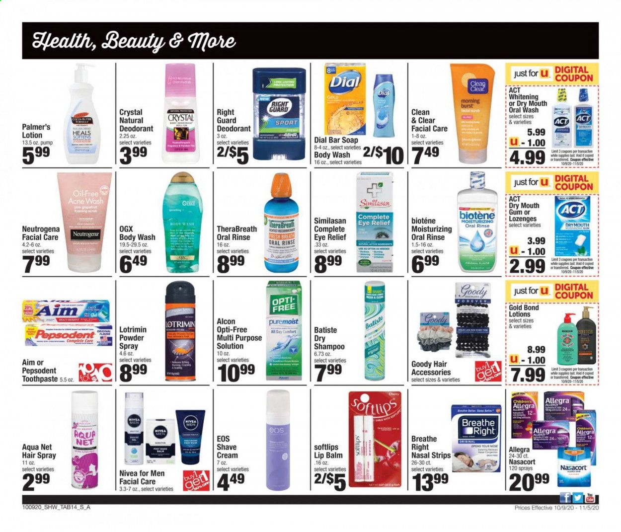 Shaw’s Weekly Ad Flyer October 9 to November 5
