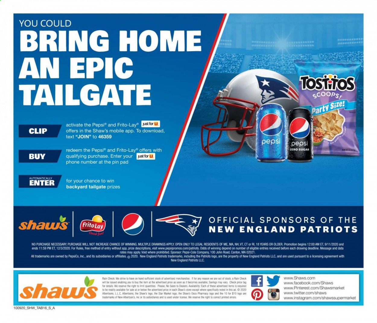 Shaw’s Weekly Ad Flyer October 9 to November 5