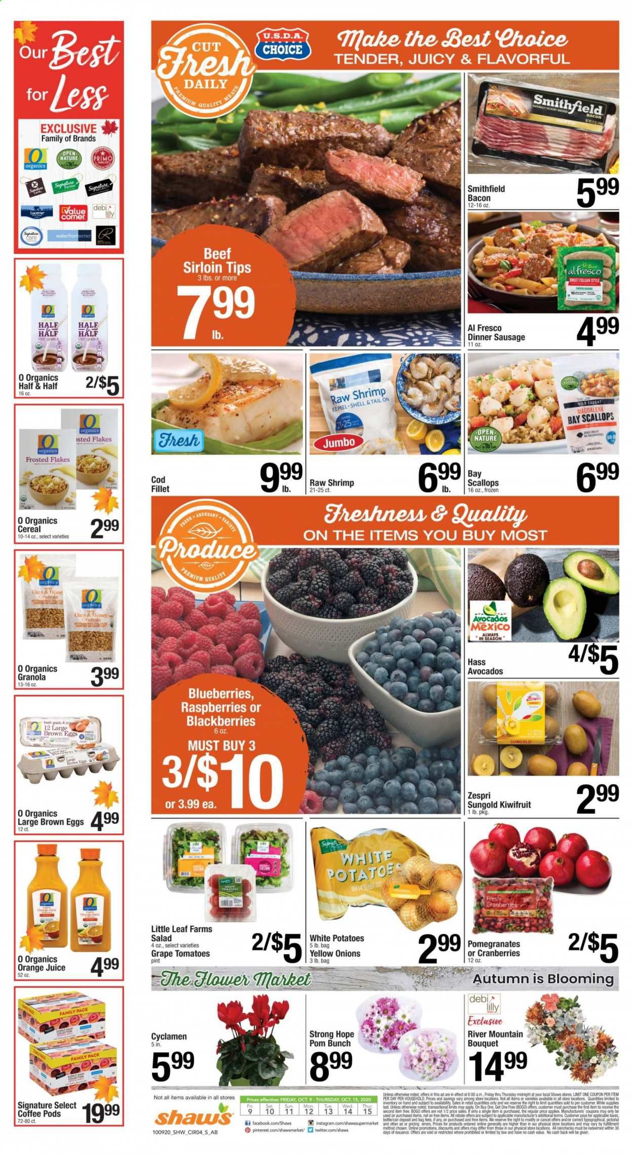 Shaw’s Weekly Ad Flyer October 9 to October 15