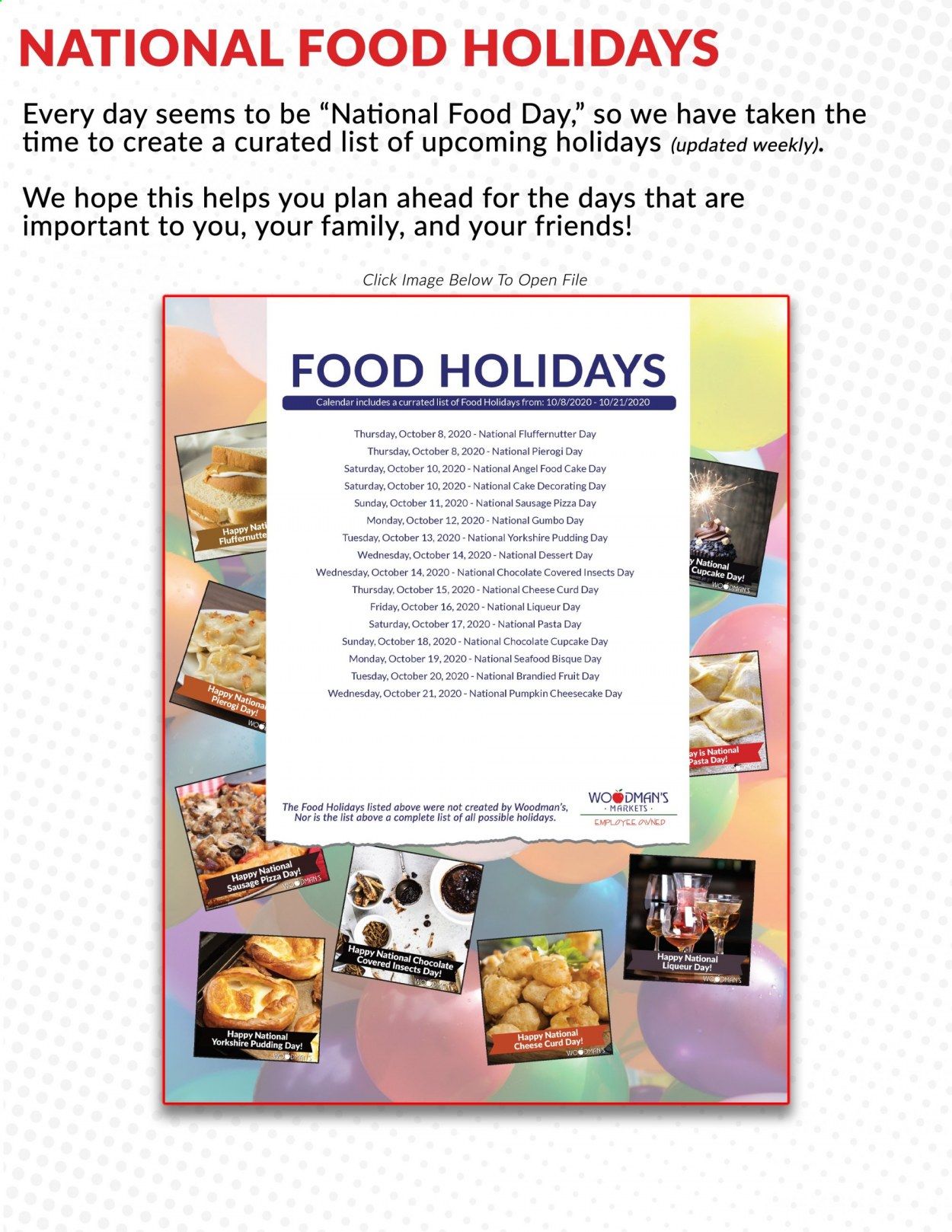 Woodman's Markets Weekly Ad Flyer October 8 to October 21