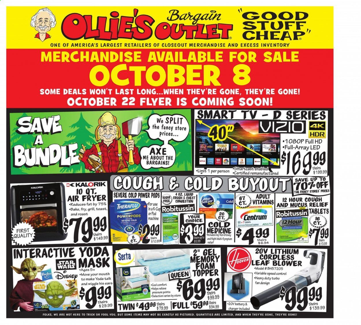 Ollie's Bargain Outlet Weekly Ad Flyer October 8 to October 14