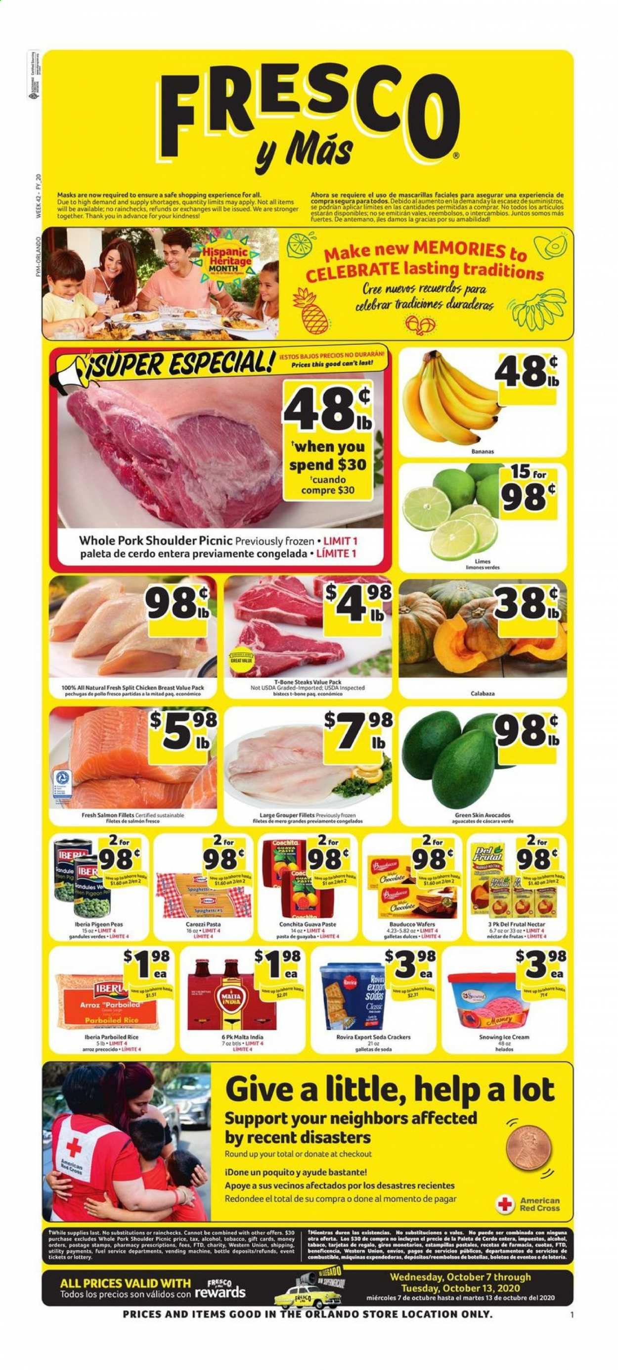 Fresco y Más Weekly Ad Flyer October 7 to October 13