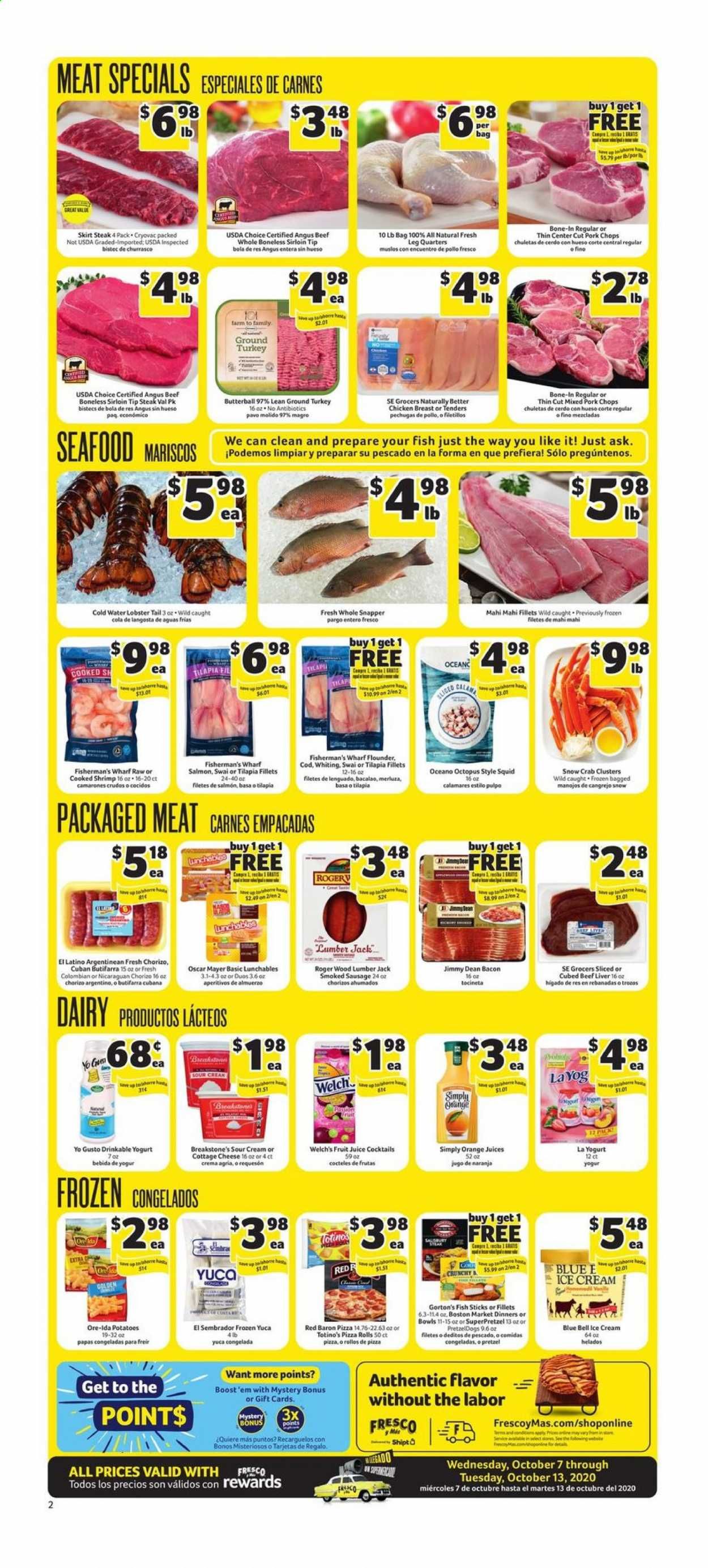 Fresco y Más Weekly Ad Flyer October 7 to October 13