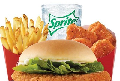 Save with $5 Biggie Bag Meal: Crispy Chicken Sandwich, 10 Piece Chicken Nuggets, Fries and Drink Available at Select Wendy's 