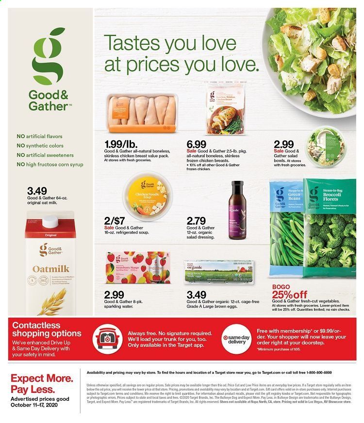Target Weekly Ad Flyer October 9 to October 16