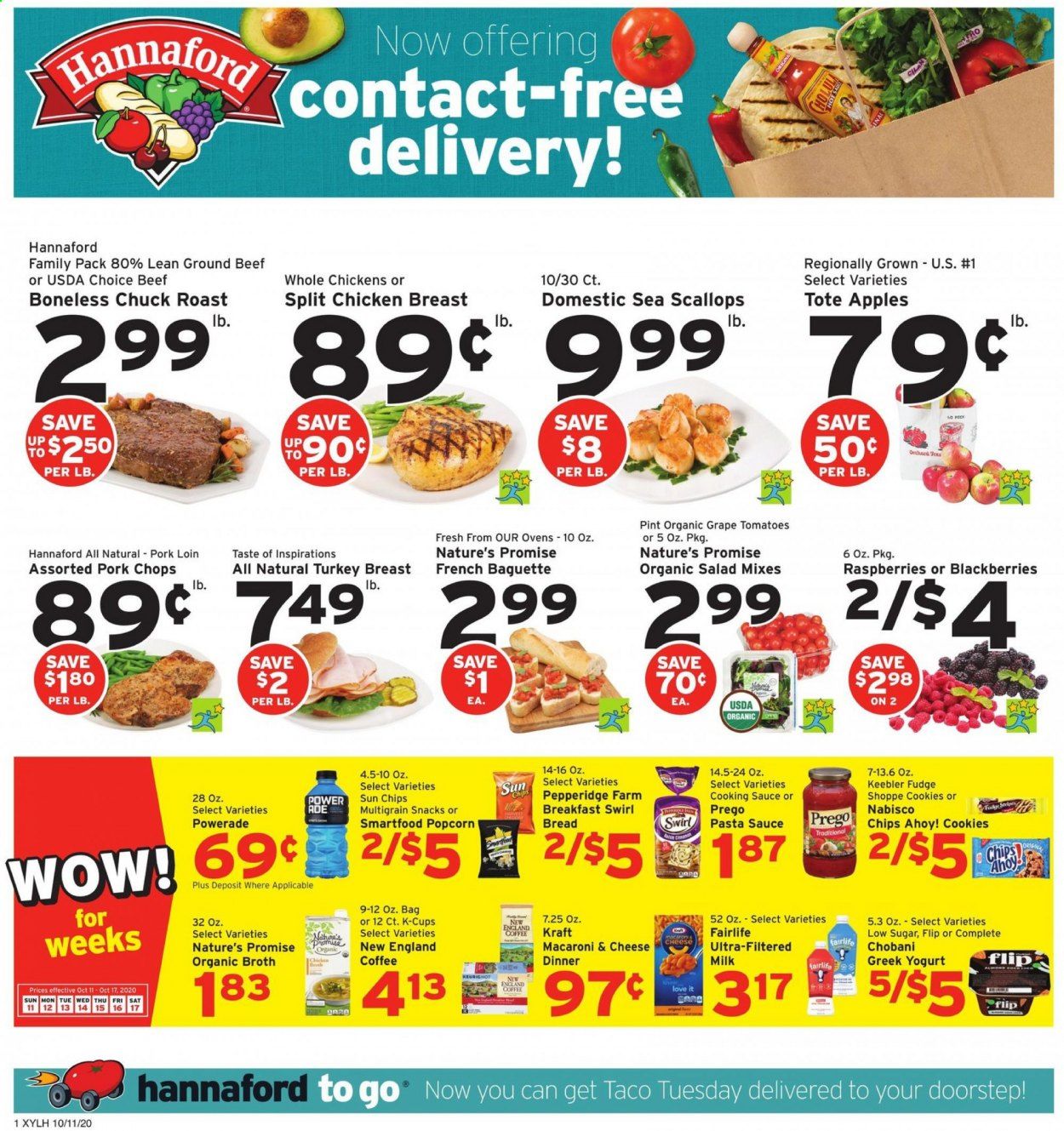Hannaford (NY) Weekly Ad Flyer October 11 to October 17