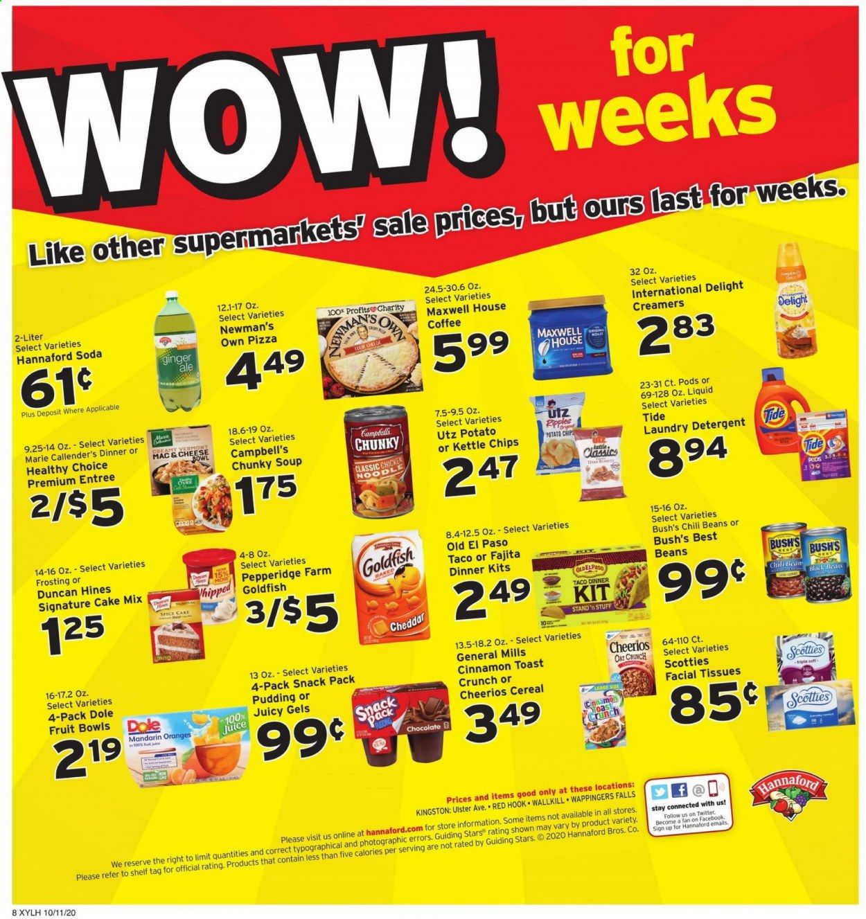 Hannaford (NY) Weekly Ad Flyer October 11 to October 17