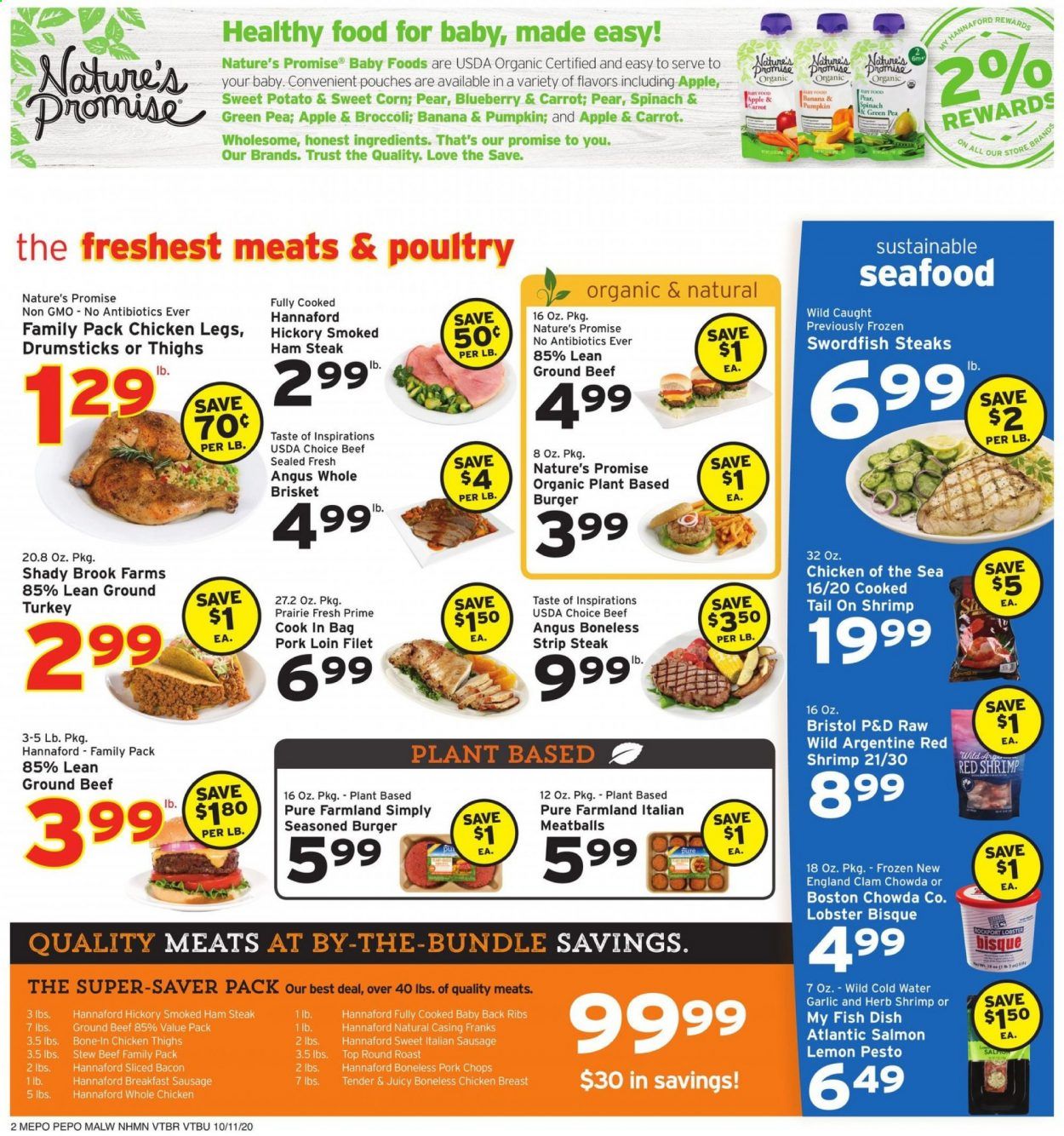 Hannaford (VT) Weekly Ad Flyer October 11 to October 17