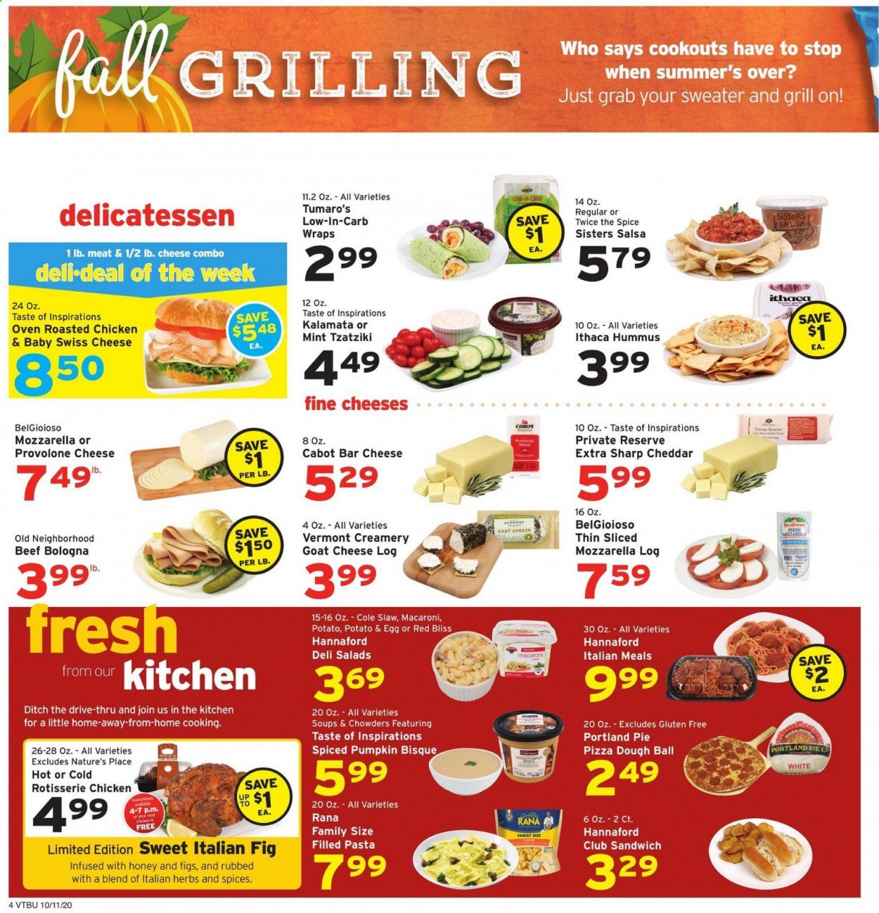 Hannaford (VT) Weekly Ad Flyer October 11 to October 17