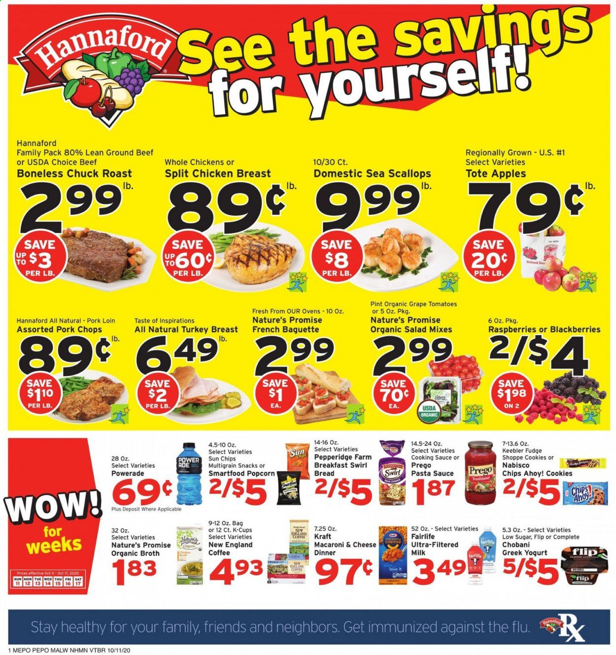 Hannaford (MA) Weekly Ad Flyer October 11 to October 17