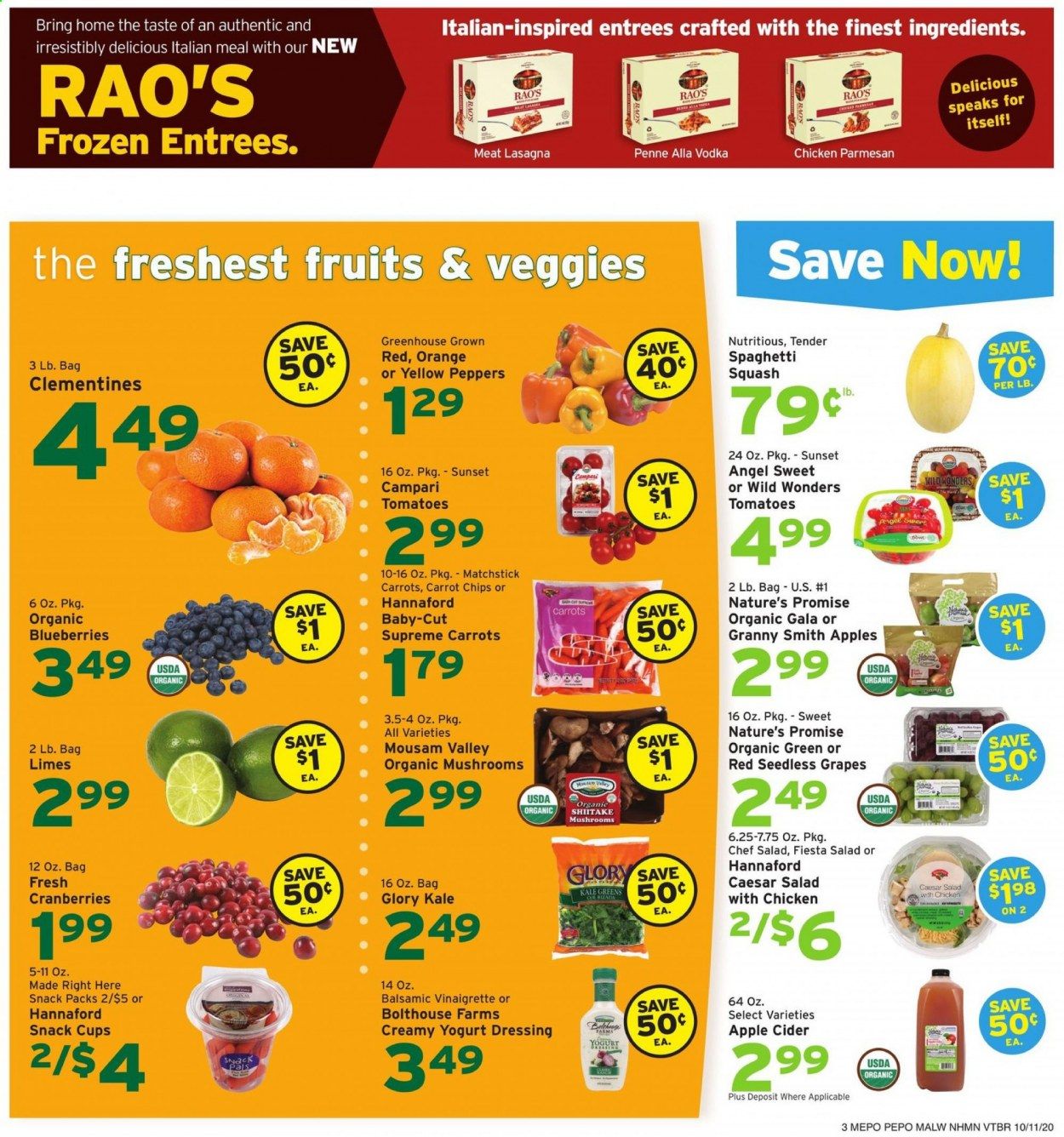 Hannaford (MA) Weekly Ad Flyer October 11 to October 17
