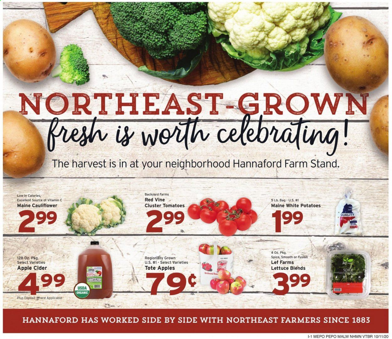 Hannaford (MA) Weekly Ad Flyer October 11 to October 17