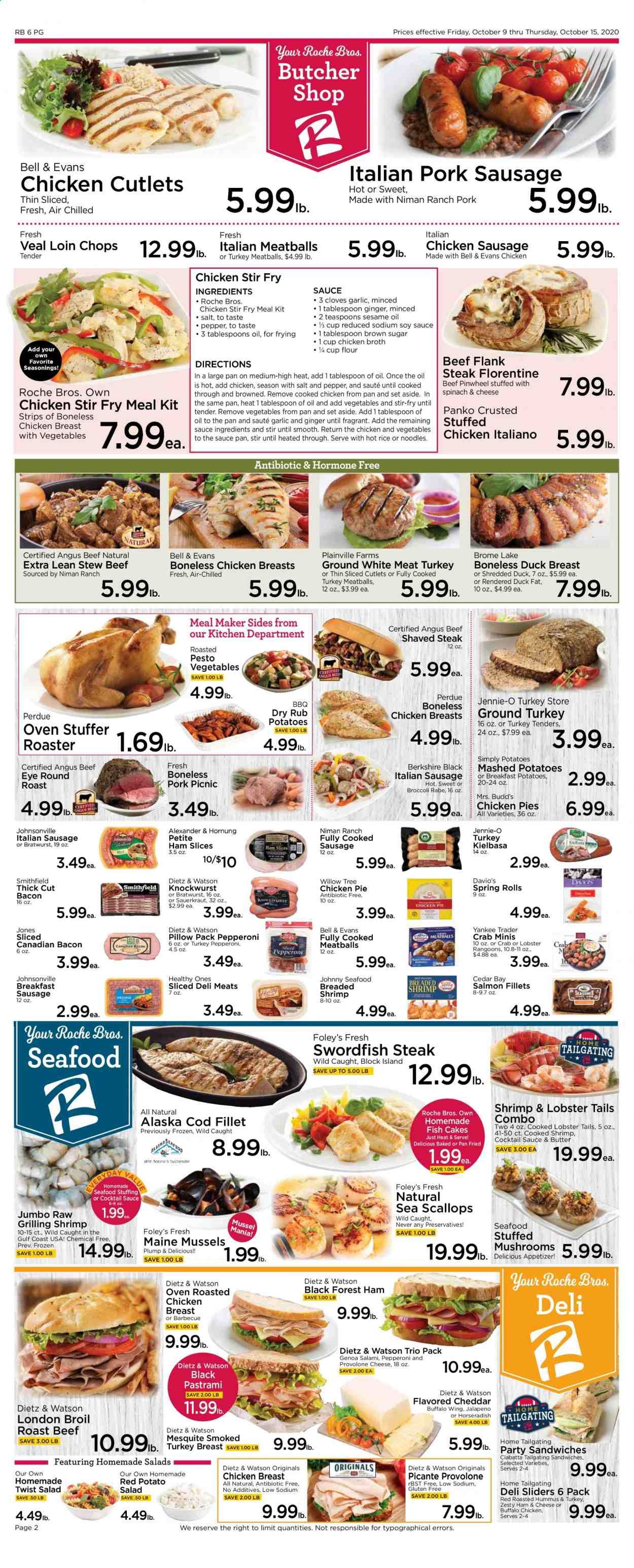 Roche Bros. Weekly Ad Flyer October 9 to October 15