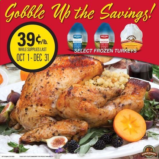Commissary Weekly Ad Flyer October 1 to December 31