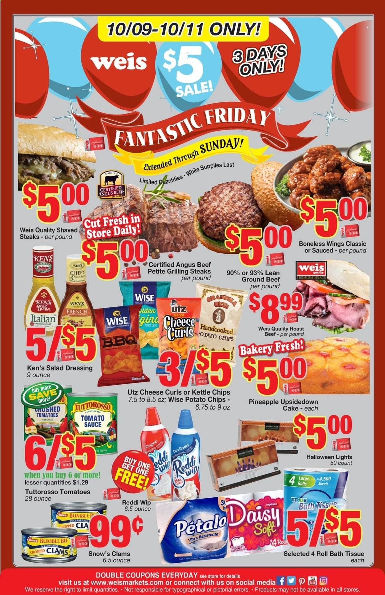 Weis Weekly Ad Flyer October 9 to October 11