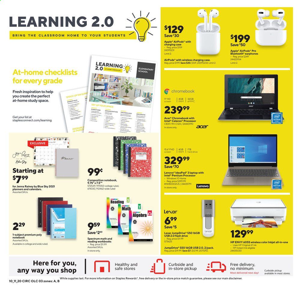 Staples Weekly Ad Flyer October 11 to October 17