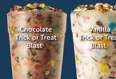 Brand New Trick or Treat Blasts Take Off at Participating Sonic Drive-In Restaurants