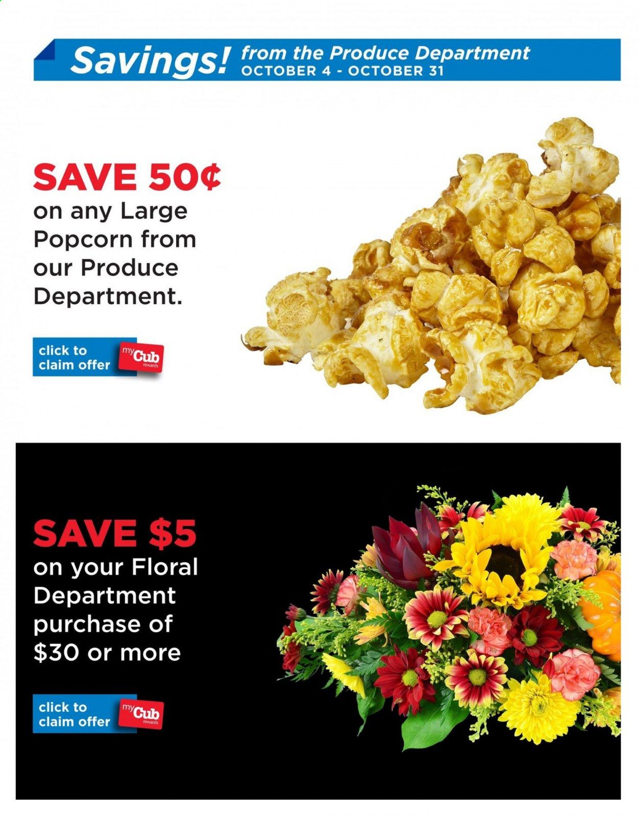 Cub Foods Weekly Ad Flyer October 6 to October 31