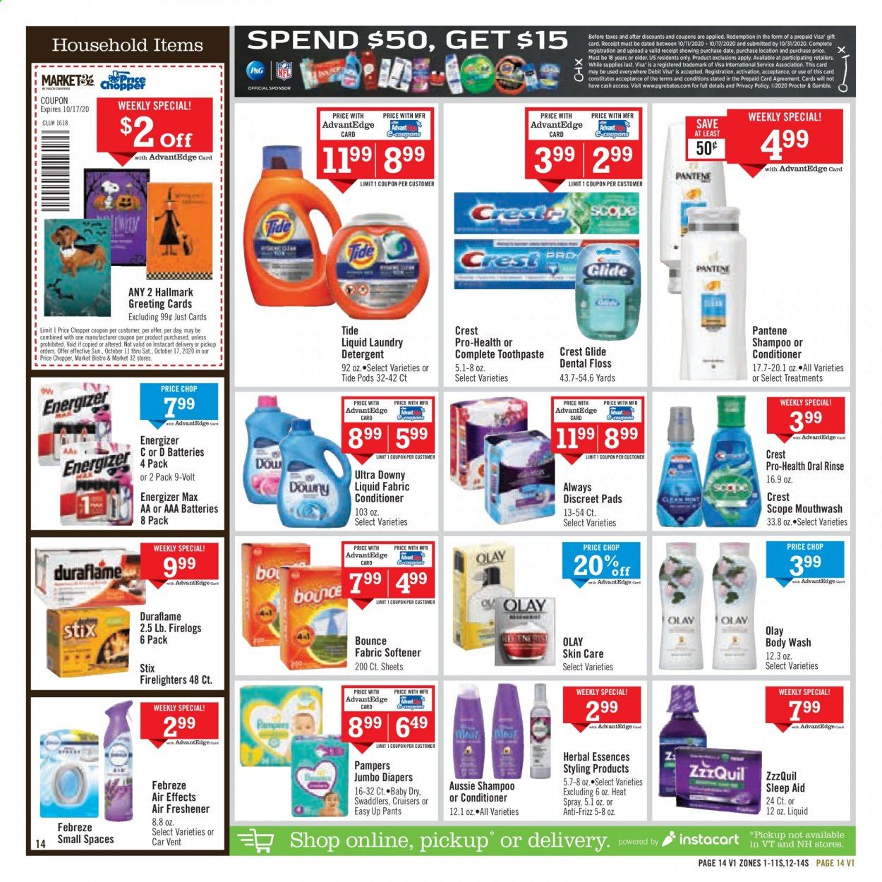 Price Chopper (NY) Weekly Ad Flyer October 11 to October 18