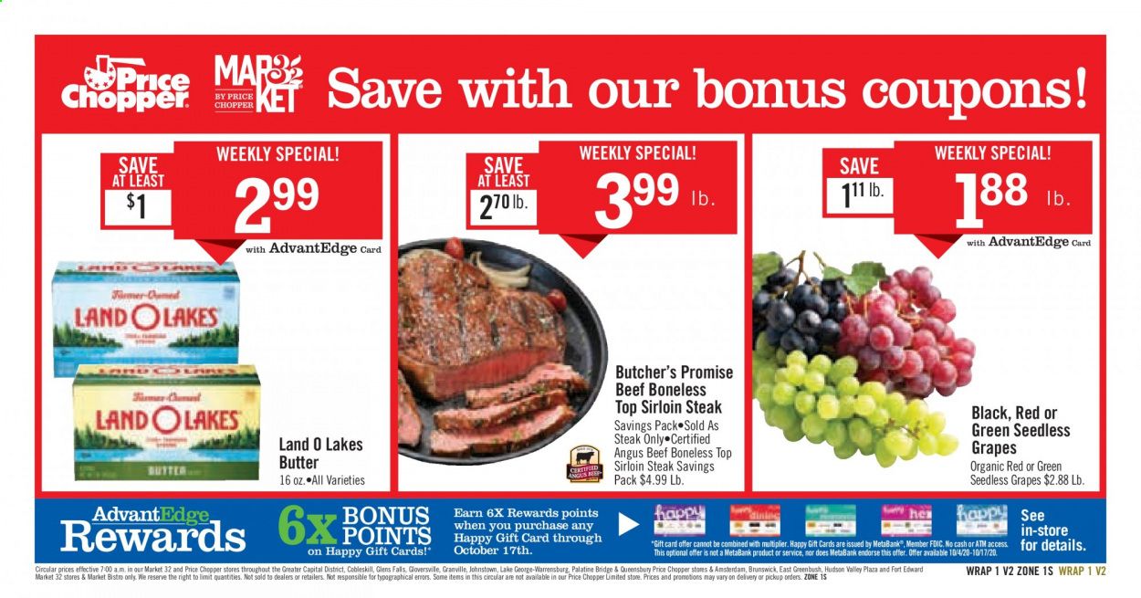 Price Chopper (NY) Weekly Ad Flyer October 11 to October 18