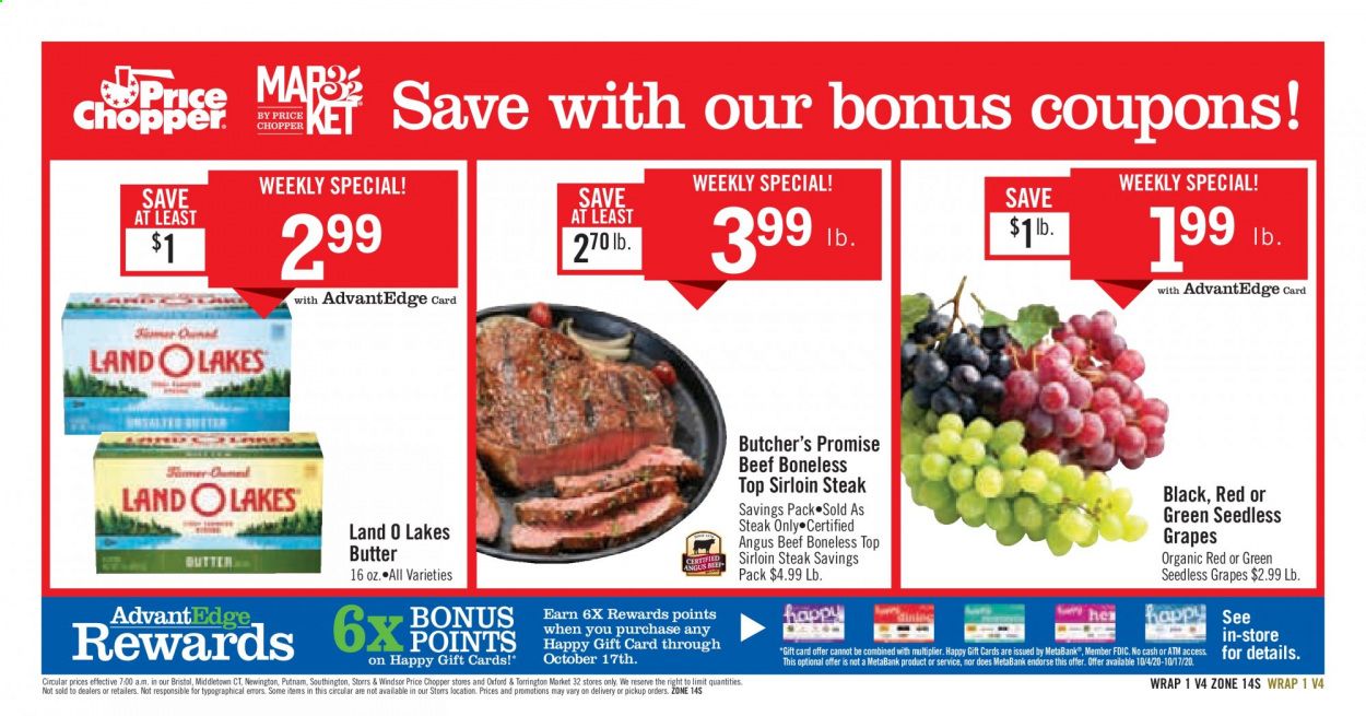 Price Chopper (CT) Weekly Ad Flyer October 11 to October 18