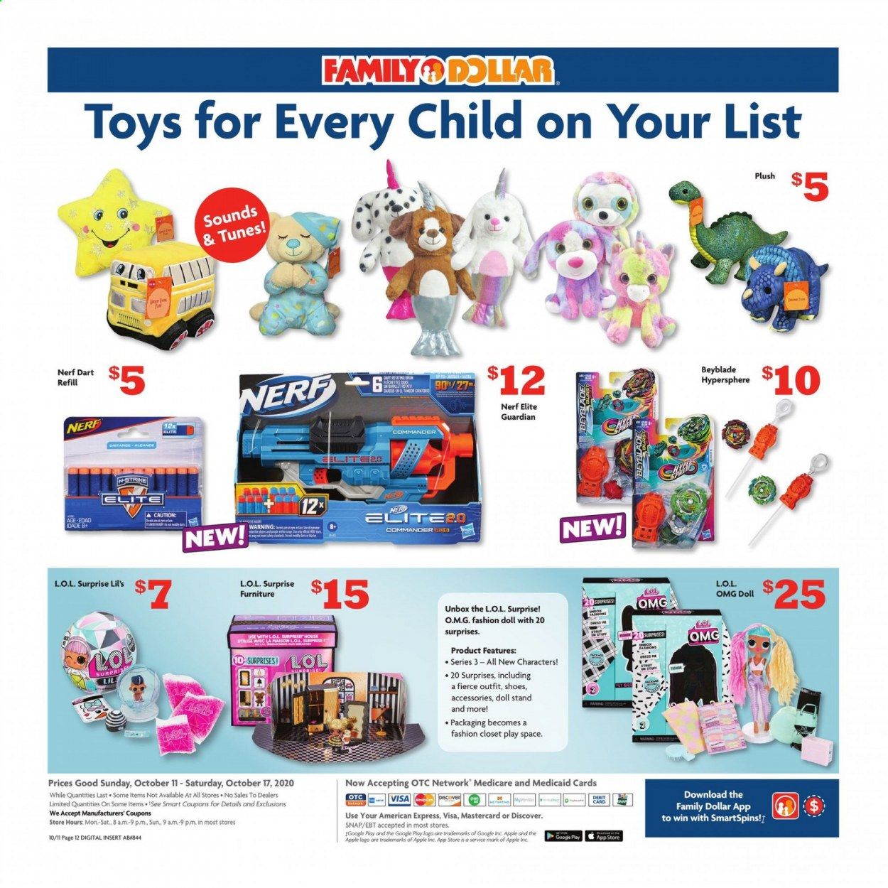 Family Dollar Weekly Ad Flyer October 11 to October 17